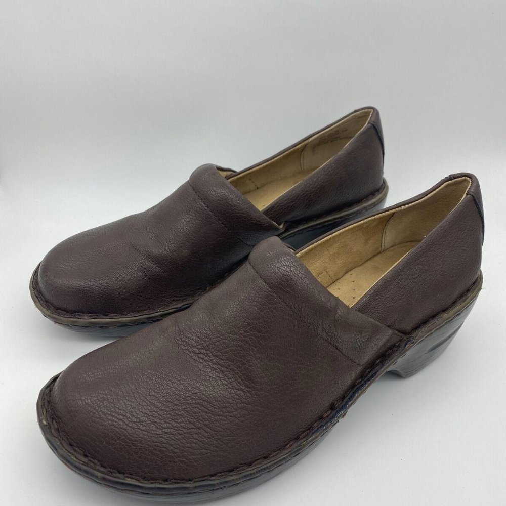 G.H. Bass Company Men's Brown Leather Slip On Casual Shoes Size 11M